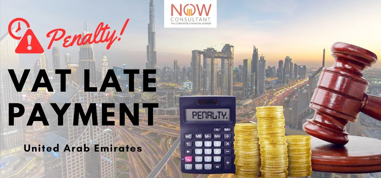 showing the fta vat late payment penalty in uae