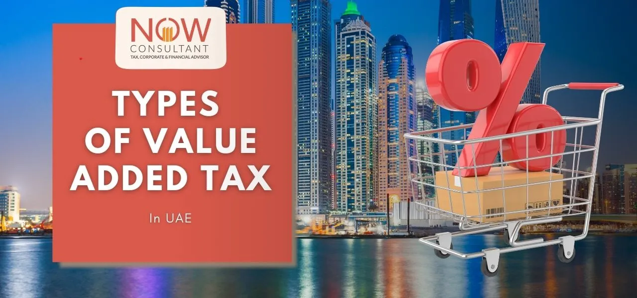 showing types of vat in uae as text